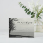 Carte Postale Avec une profonde sympathie (Debout devant)