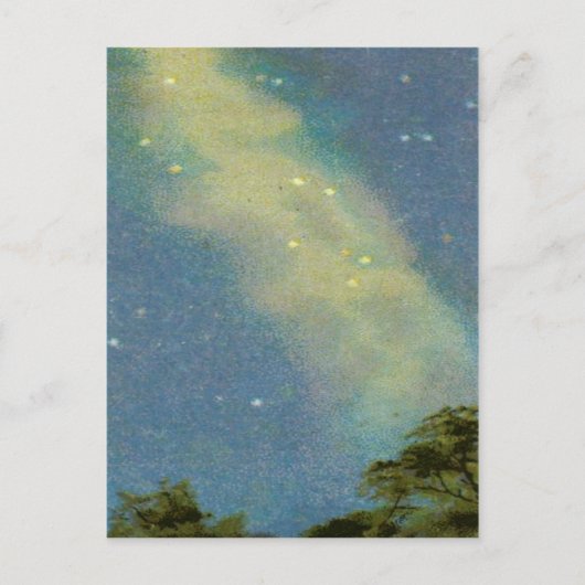 Carte postale avec Voie Lactée (Devant)