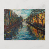 Carte postale avec vue d'Amsterdam (Devant)