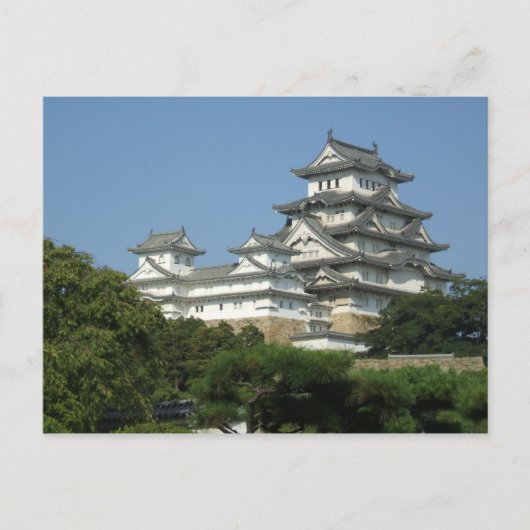 Carte postale avec vue sur le château de Himeji (Devant)
