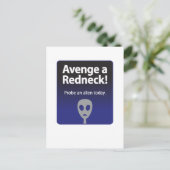 Carte Postale Avenge a Redneck Vertical (Debout devant)