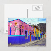 Carte Postale Avenida Colon à Ajijc, Jalisco Mexique (Devant / Derrière)