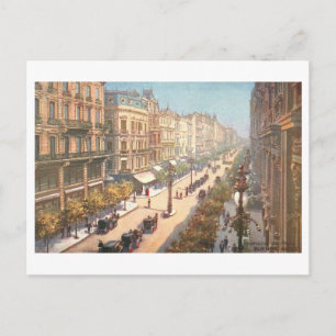 Carte Postale Avenida de Mayo vintage, Buenos Aires, Argentine