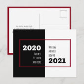 Carte Postale AVENIR 2020 | Perspectives 2021 | Nouvel An (Devant / Derrière)