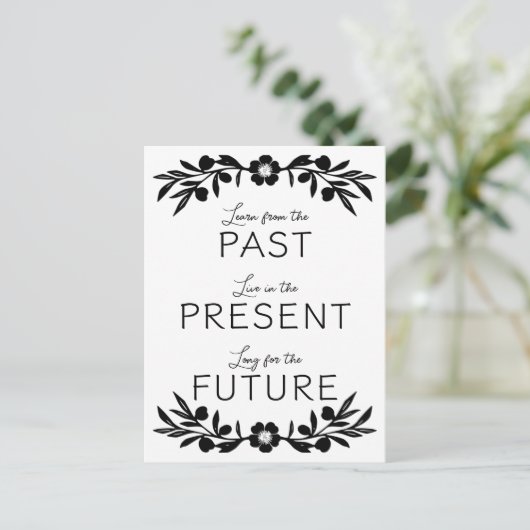 Carte Postale Avenir actuel (Debout devant)