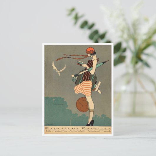 Carte postale - Aventure (Debout devant)