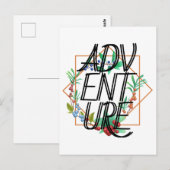 Carte Postale Aventure (Devant / Derrière)