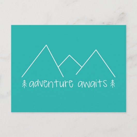 Carte Postale Aventure Attend (Devant)