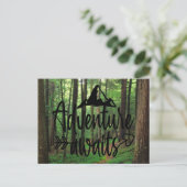 Carte Postale Aventure Attend (Debout devant)