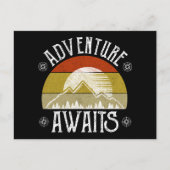 Carte Postale Aventure Attend (Devant)