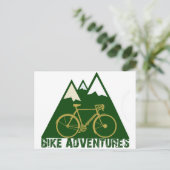 Carte Postale aventure cycliste - vélos (Debout devant)