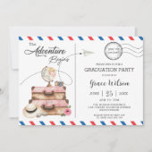 Carte postale Aventure de bagage commence la fête  (Devant)