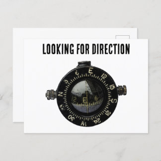 Carte Postale Aventure de navigation de survie de la boussole mi