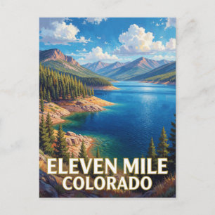 Carte Postale Aventure du réservoir Eleven Mile Colorado
