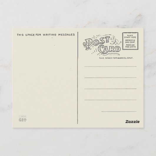 Carte Postale Aventure en canoë-kayak sur Allagash Wilderness Wa (Dos)