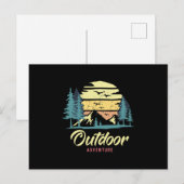 Carte Postale Aventure en plein air (Devant / Derrière)