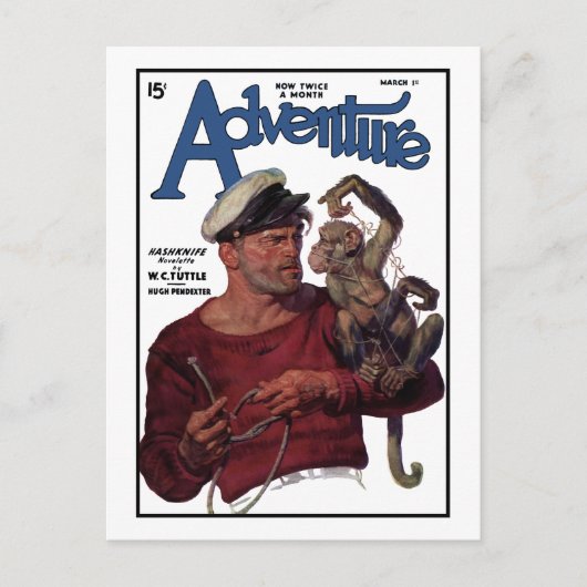 Carte Postale Aventure (mars 1935) (Devant)