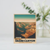 Carte Postale Aventure Rétro Grand Canyon (Debout devant)