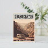 Carte Postale Aventure Rétro Grand Canyon (Debout devant)