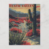Carte Postale Aventure rétrospective dans la vallée de la Mort ( (Devant)