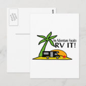 Carte Postale Aventure RV (Devant / Derrière)