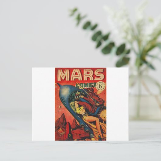 Carte Postale Aventure sur Mars (Debout devant)