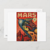 Carte Postale Aventure sur Mars (Devant / Derrière)
