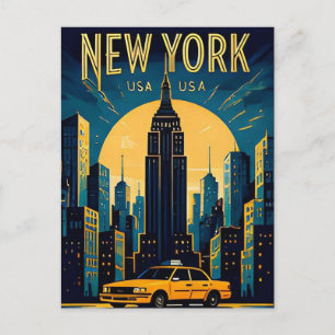 Carte Postale Aventure urbaine de la skyline de Manhattan à New