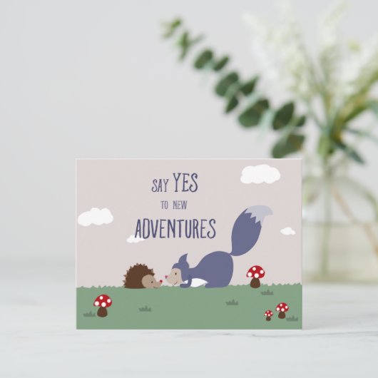 Carte Postale Aventures (Debout devant)