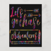 Carte Postale Aventures Aventures Aventures Retro citation P (Devant)