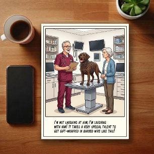Carte Postale Aventures de la clinique vétérinaire d'urgence en