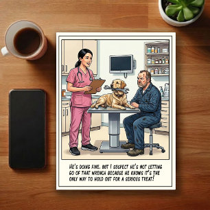Carte Postale Aventures de la clinique vétérinaire d'urgence en