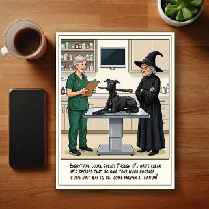 Carte Postale Aventures de la clinique vétérinaire d'urgence en