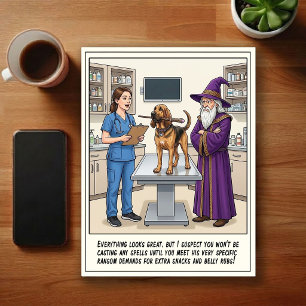 Carte Postale Aventures de la clinique vétérinaire d'urgence en