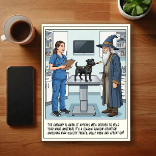 Carte Postale Aventures de la clinique vétérinaire d'urgence en