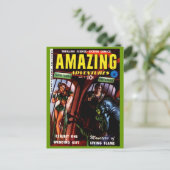 Carte Postale Aventures Extraordinaires #2 Retro Sci Fi Comic Bo (Debout devant)