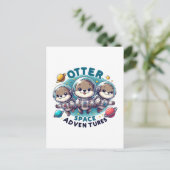 Carte Postale Aventures spatiales de la loutre (Debout devant)