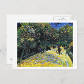Carte Postale Avenue avec Flower Chestnut Trees à Arles (Devant / Derrière)