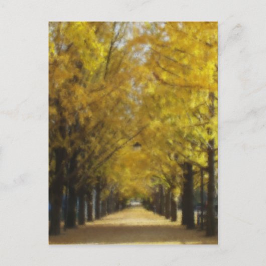 Carte Postale Avenue de l'automne (Devant)