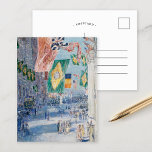 Carte Postale Avenue des Alliés | Childe Hassam<br><div class="desc">Avenue des Alliés ; Brésil,  Belgique (1918) | Oeuvre originale du peintre impressionniste américain Childe Hassam (1859-1935). Utilisez les outils de conception pour ajouter du texte personnalisé ou personnaliser l'image.</div>