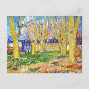 Carte Postale Avenue des Arbres à Plan près de la gare d'Arles p