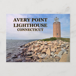 Carte Postale Avery Point Lighthouse, Connecticut Postcard