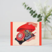 Carte Postale aveu de téléphone (Debout devant)