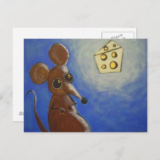 Carte Postale aveuglé par elle (Devant / Derrière)