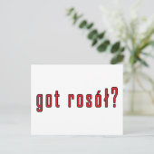 Carte Postale avez-vous du rosol? (Debout devant)