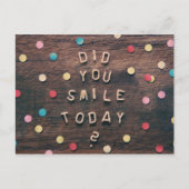 Carte Postale Avez-Vous Sourié Envoyer Une Note Dire Salut Heure (Devant)