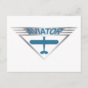 Carte Postale Aviateur