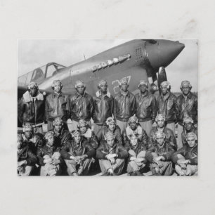 Carte Postale aviateur tuskegee
