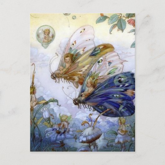 Carte Postale Aviateurs de Vintage (Devant)