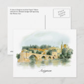 Carte postale Avignon (Devant / Derrière)